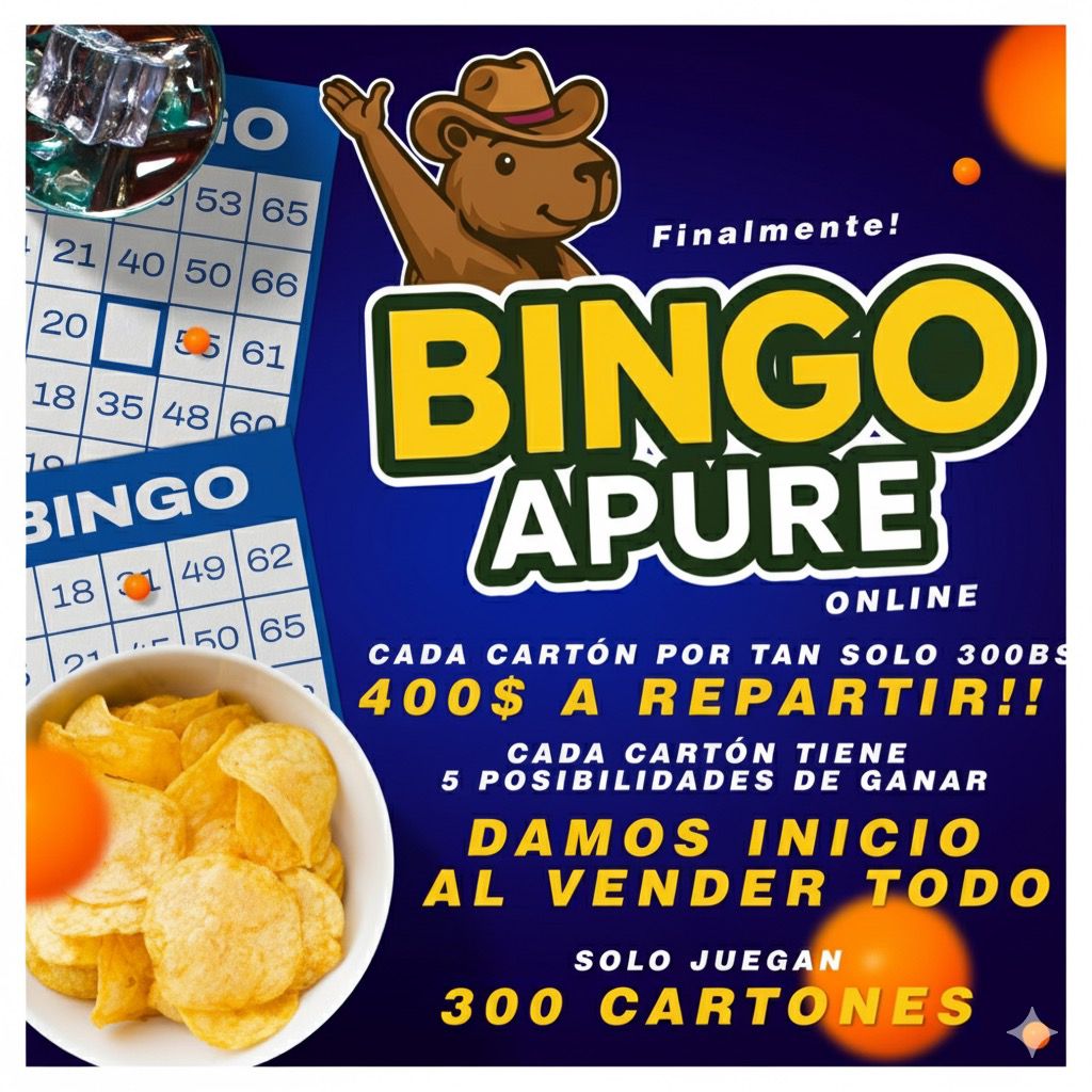 BINGO APURE 400$